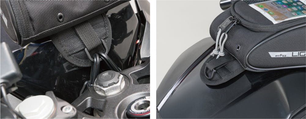 よったん TANAX タナックス ライトスポルトタンクバッグ (レッド) MFK-259