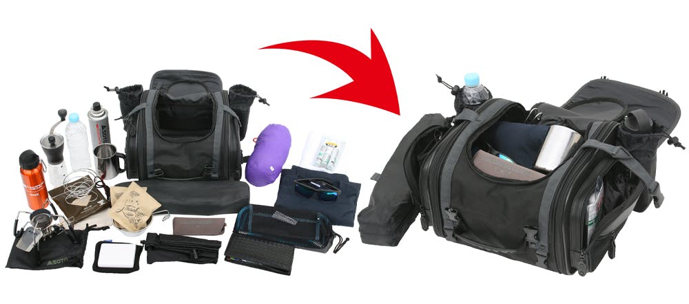 TANAX タナックス ミニフィールドシートバッグ (アクティブオレンジ