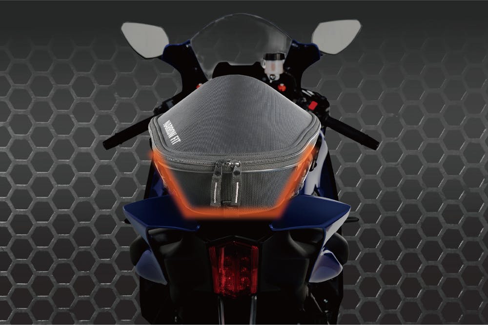 TANAX タナックス ナローフィットシートバッグM (ライトグレー