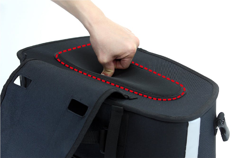 TANAX タナックス マルチフィットサイドバッグL (ブラック) MFK