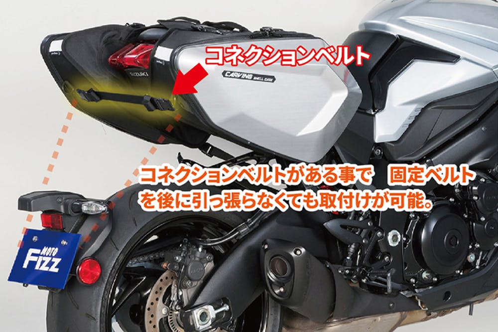 TANAX タナックス カービングシェルケース (カーボン柄) MFK-272