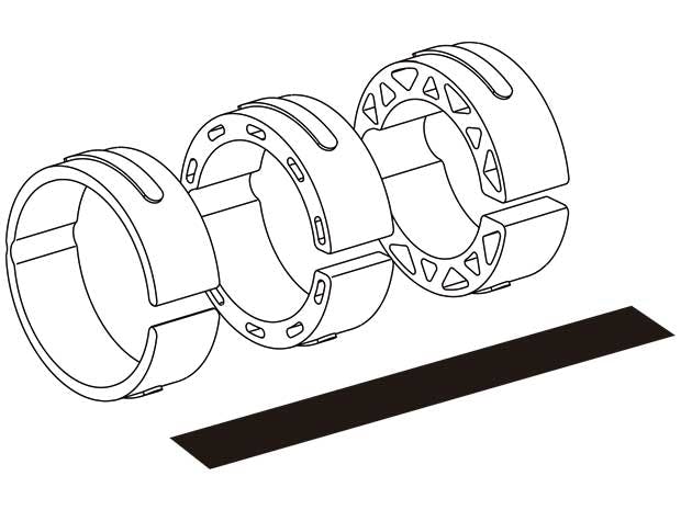 TANAX タナックス クランプスペーサーセット (SRS-001・015用) SRS-P10 カー用品・バイク用品 TANAX タナックス クランプスペーサーセット (SRS-001・015用) SRS-P10 カー用品・バイク用品