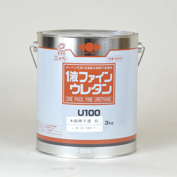 日本ペイント 1液ファインウレタンU100 ND-102 艶有 3Kg 油性