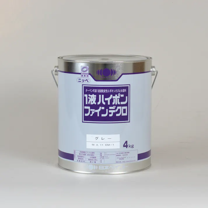 日本ペイント 1液ハイポンファインデクロ あかさび 4Kg