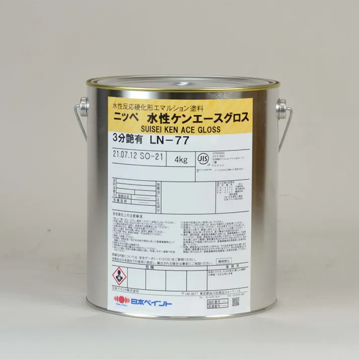 日本ペイント 水性ケンエースグロス ND-155 艶有 4Kg 外壁 水性