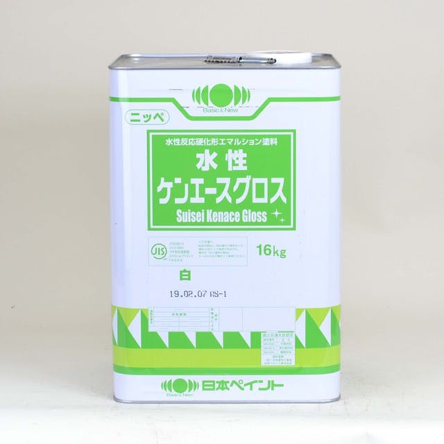 日本ペイント 水性ケンエースグロス ND-343 艶有 16Kg 多用途塗料 日本ペイント 水性ケンエースグロス ND-343 艶有 16Kg 多用途塗料
