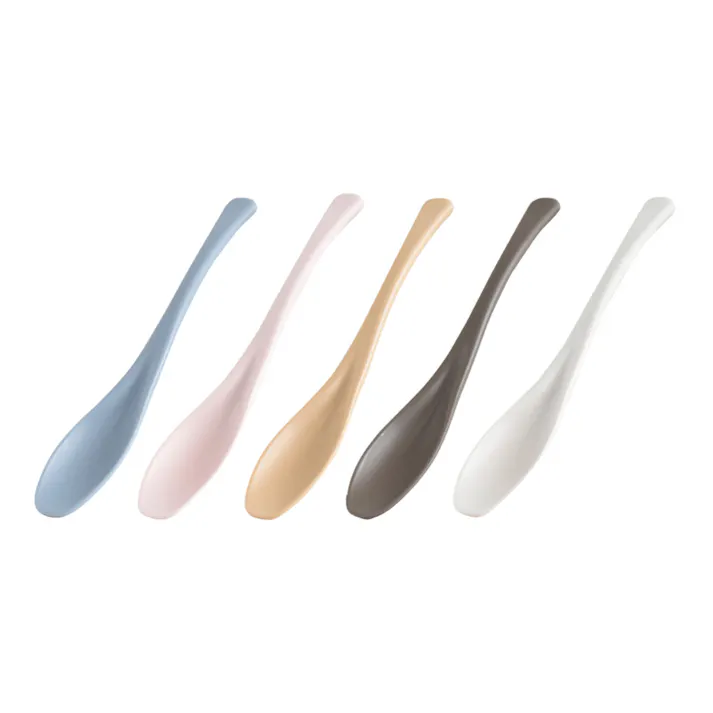 抗菌彩り ランチスプーン 5PC 45455 逸品社 シュガーランド【スプーン スプーンセット 5本入り カトラリー 食洗機 日本製】