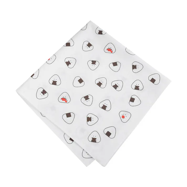 ぎゅっとおにぎりさん ランチクロス 逸品社 シュガーランド【お弁当 ランチグッズ お弁当包み ランチマット テーブルクロス 綿】 ホワイト