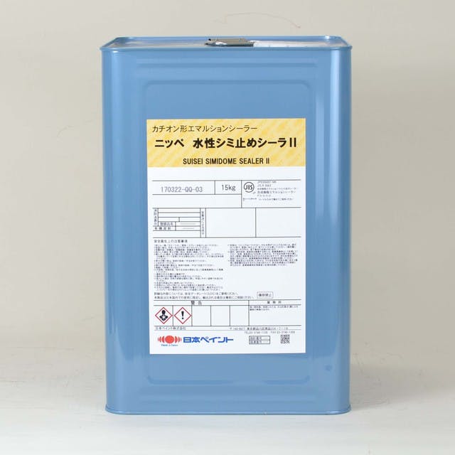 日本ペイント 水性シミ止めシーラーII 15Kg 多用途塗料 日本ペイント 水性シミ止めシーラーII 15Kg 多用途塗料