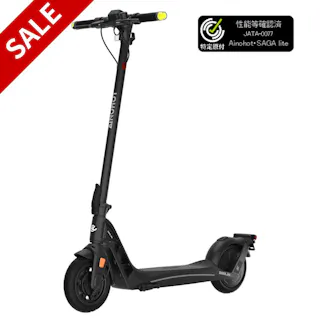 【セール10,000円OFF】AINOHOT SAGA lite 免許不要 特定小型原付 電動キックボード 350W出力 公道/歩道走行可能 国交省認定型式確認番号:JATA-0077【特定小型原動機付自転車】色:Dark Black ※表示価格は値引き後の価格です
