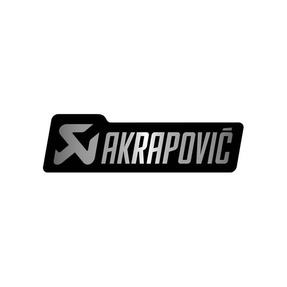 AKRAPOVIC (アクラポビッチ) 耐熱サイレンサーステッカー143X43mm NEWシルバーロゴ/アルミ P-HST18ALXM4 外装アクセサリー AKRAPOVIC (アクラポビッチ) 耐熱サイレンサーステッカー143X43mm NEWシルバーロゴ/アルミ P-HST18ALXM4 外装アクセサリー