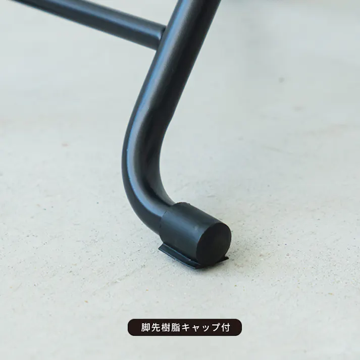 【ヴィンテージクッションチェア(ブラウン/茶)】 イス 椅子 スリム パイプイス レトロ 木目 木製 モダン 北欧風 折りたたみ 韓国風インテリア 完成品