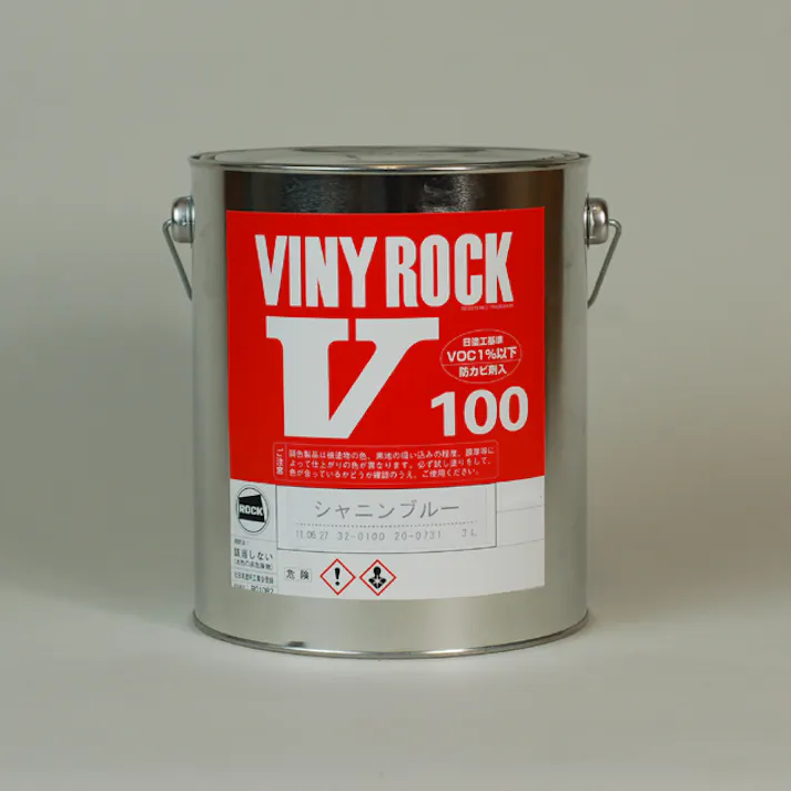 ロックペイント ビニロック100(艶消) RP-230 3Kg 水性 内装 外壁