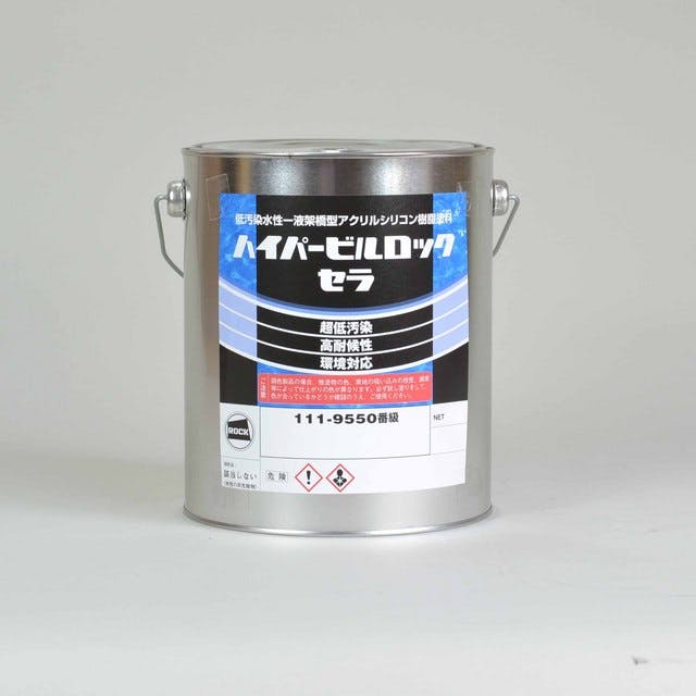 ロックペイント ハイパービルロックセラ RP-201(CW710) 艶有 3Kg 外壁塗料 ロックペイント ハイパービルロックセラ RP-201(CW710) 艶有 3Kg 外壁塗料