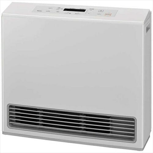 ガスファンヒーター リンナイ Rinnai 木造15畳 コンクリート21畳 プラズマクラスター タイマー付 都市ガス RC-U5801PE-WH  13A W