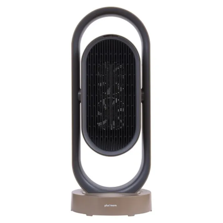 3Dセラミックヒーター&ファン リモコン付 plusmore キャメル ライフオンプロダクツ MO-WA005-CM
