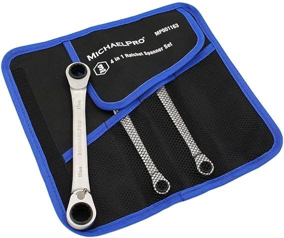 4-in-1 ラチェットめがねレンチセット 3本セット 8,9,10,11,12,13,14,15,16,17,18,19mm 12サイズ マイケルプロ MP0 レンチ 4-in-1 ラチェットめがねレンチセット 3本セット 8,9,10,11,12,13,14,15,16,17,18,19mm 12サイズ マイケルプロ MP0 レンチ