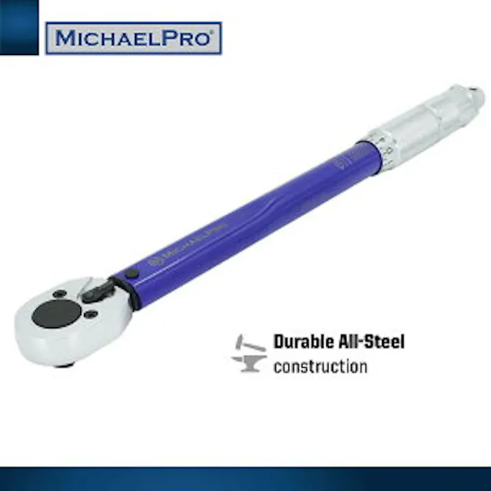 3/8インチドライブ クリックトルクレンチ 10-80 Ft-Lbs 13.6-108.5Nm マイケルプロ MP001219 工具 整備用品 ...