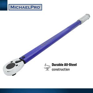 1/2インチ ドライブ クリックトルクレンチ 25-250 Ft-Lbs 33.9-338.9Nm