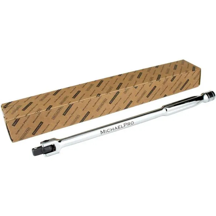 3/8インチドライブ エクステンションブレーカーバー フレックスヘッド 12インチ マイケルプロ MP007001 工具 整備用品 メンテナンス 修理 DIY 自動車 軽自動車 大型車 自動車やバイクの整備に MichaelPro