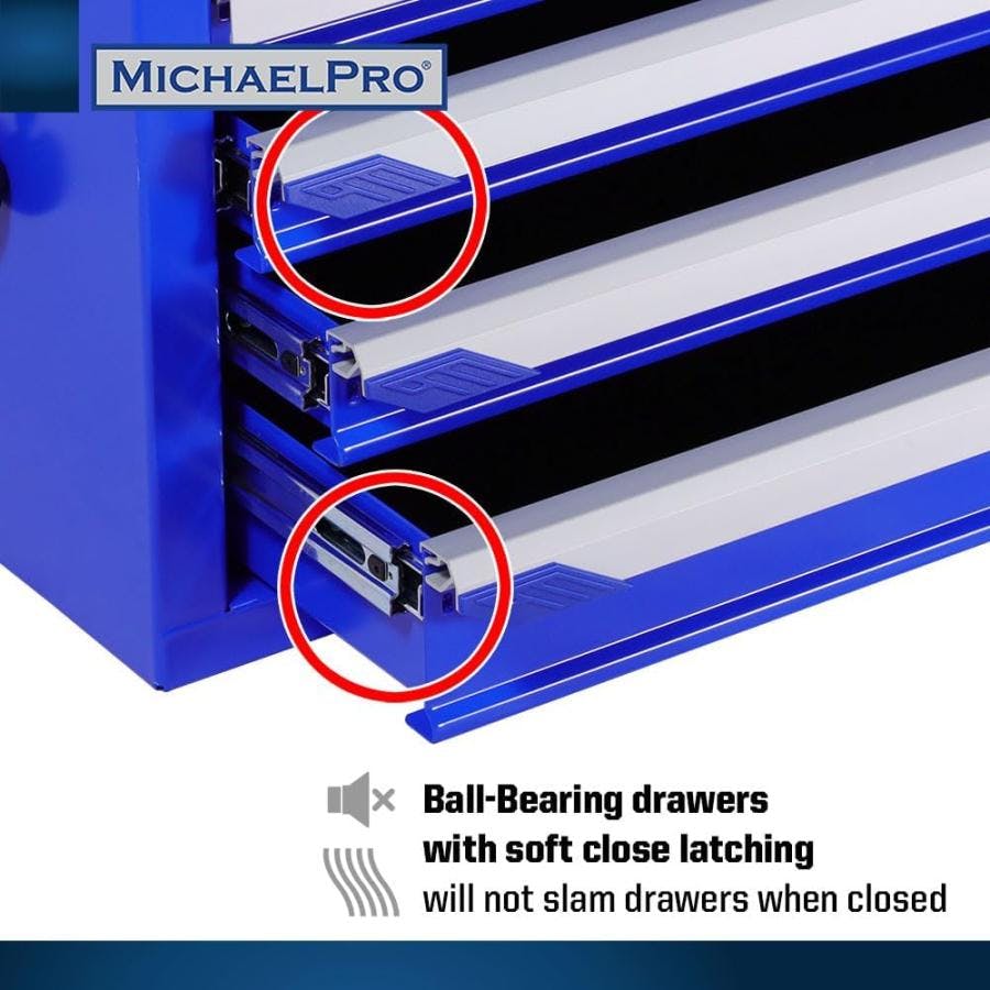 6段引き出しポータブルトップツールチェスト マイケルプロ MP009085