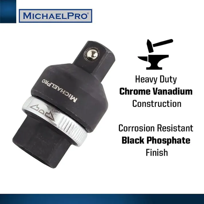 1/2インチ ドライブ ラチェットブレーカーバーアダプター スライド式Tハンドルをラチェットに変換 マイケルプロ MP012016 工具 整備用品 メンテナンス 修理 DIY 自動車 軽自動車 大型車 自動車やバイクの整備に MichaelPro