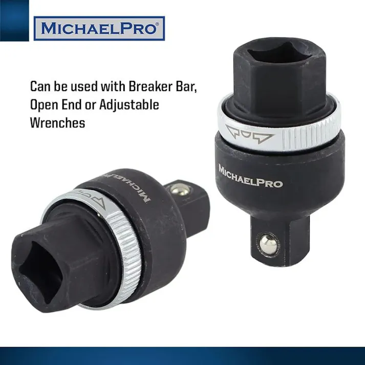 1/2インチ ドライブ ラチェットブレーカーバーアダプター スライド式Tハンドルをラチェットに変換 マイケルプロ MP012016 工具 整備用品 メンテナンス 修理 DIY 自動車 軽自動車 大型車 自動車やバイクの整備に MichaelPro