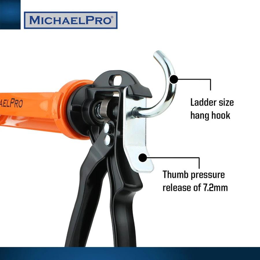 プロフェッショナル ドリップフリー コーキングガン(12:1) 10 オンス