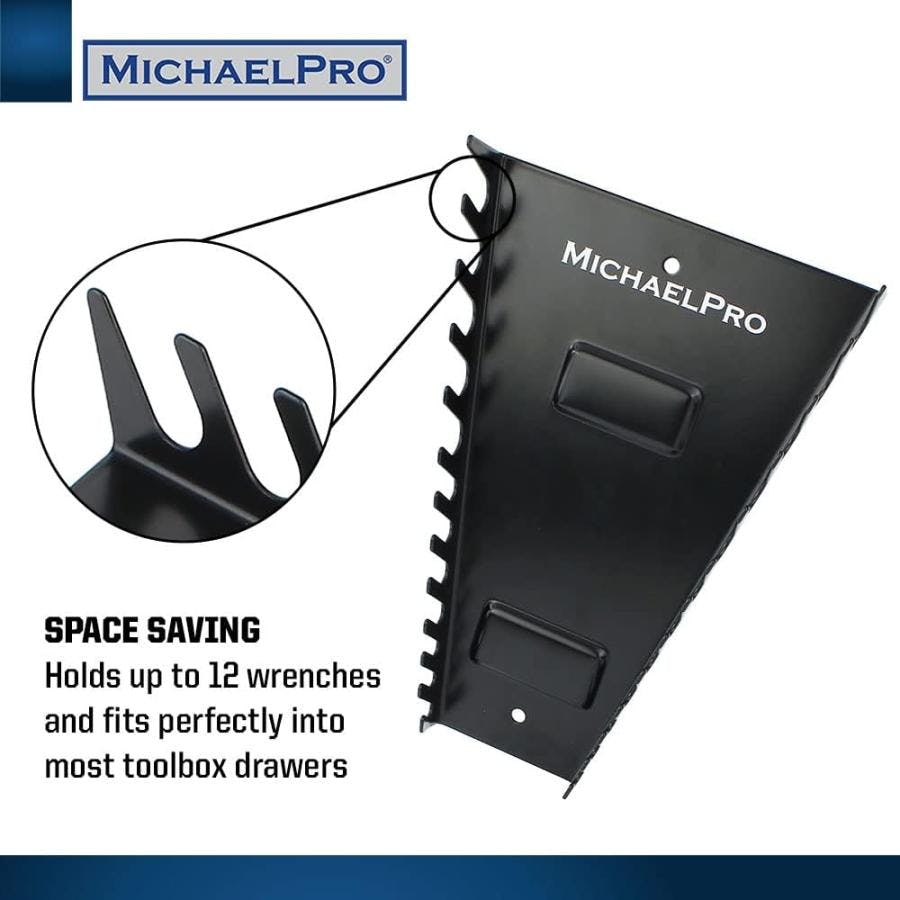 マグネットレンチオーガナイザー 12ピース マグネットレンチホルダー