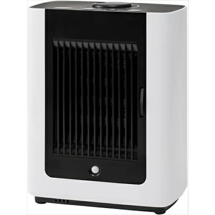 スリーアップ THREEUP 人感/室温Wセンサー付 暖房器具 800W 活性炭カートリッジ付 コンパクト セラミックヒーター ホワイト CH-T2279WH