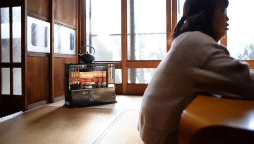 石油ストーブ ダブルクリーン ホワイト コンクリート10畳 木造7畳