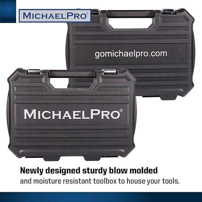 22ピース 1/2インチ 72T ラチェットレンチソケットセット メトリック