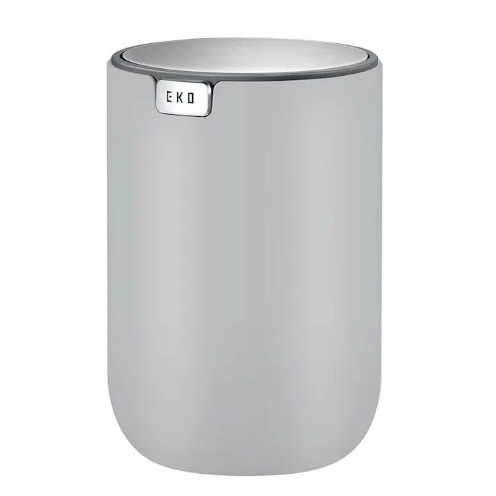 EKO テーブルトップカン 1.5L EK9206-1.5L イーケーオー【ごみ箱 ダストボックス ゴミ箱 スイング式 ミニ 卓上 デスク ごみ入れ キッチン 洗面所 トイレ】グレー