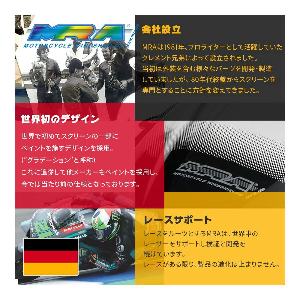 MRA (エムアールエー) バイク スクリーン ツーリング スモーク GSX1300R HAYABUSA 4025066118342 | アクセサリー  通販 | ホームセンターのカインズ