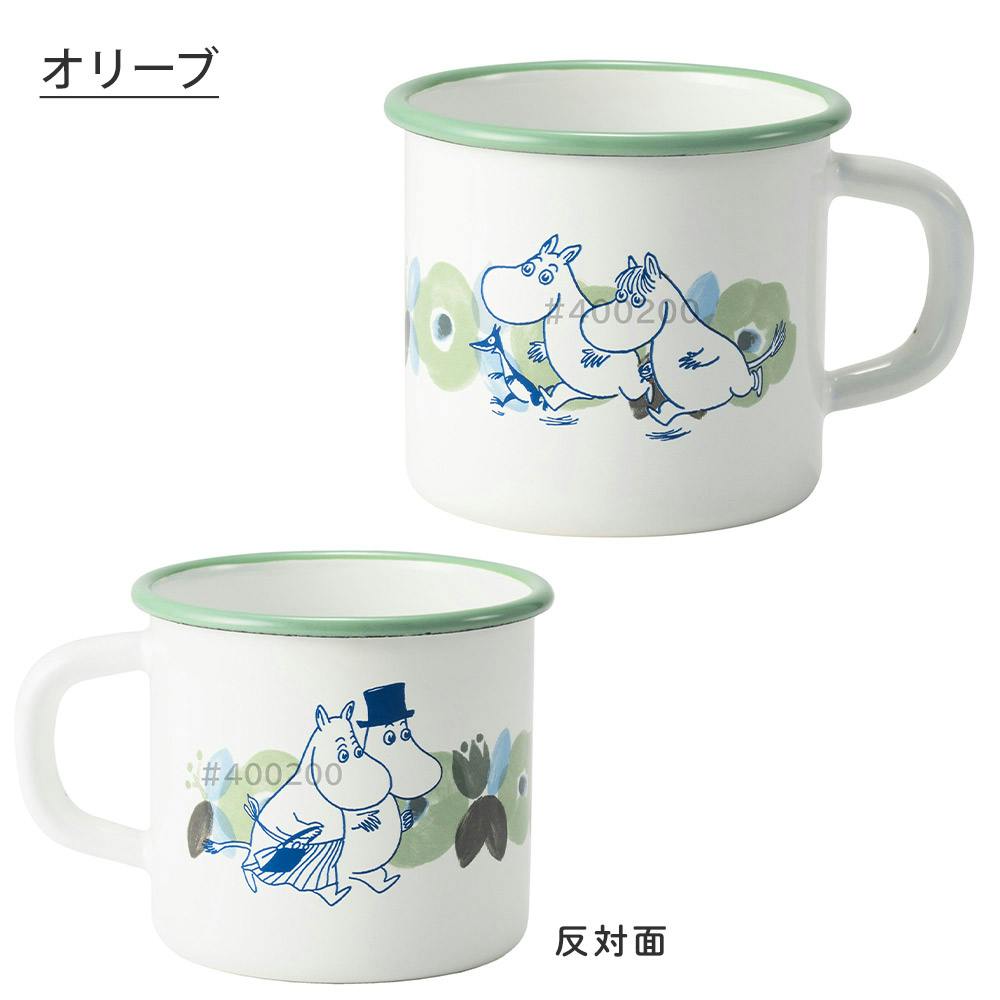 ムーミン フラワーガーデン ホーロー マグ 270ml 7cm 富士