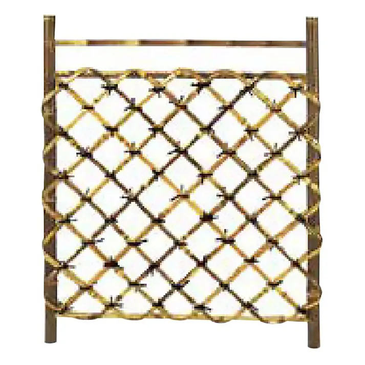 天然素材・国産品 トラ竹枝折戸巾600×高さ1050mm