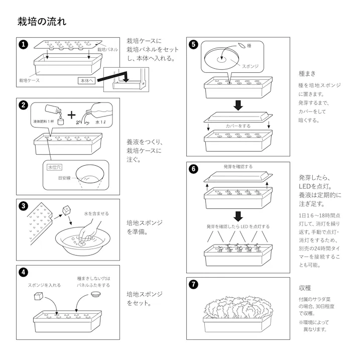 水耕栽培器 Akarina05 ピンク