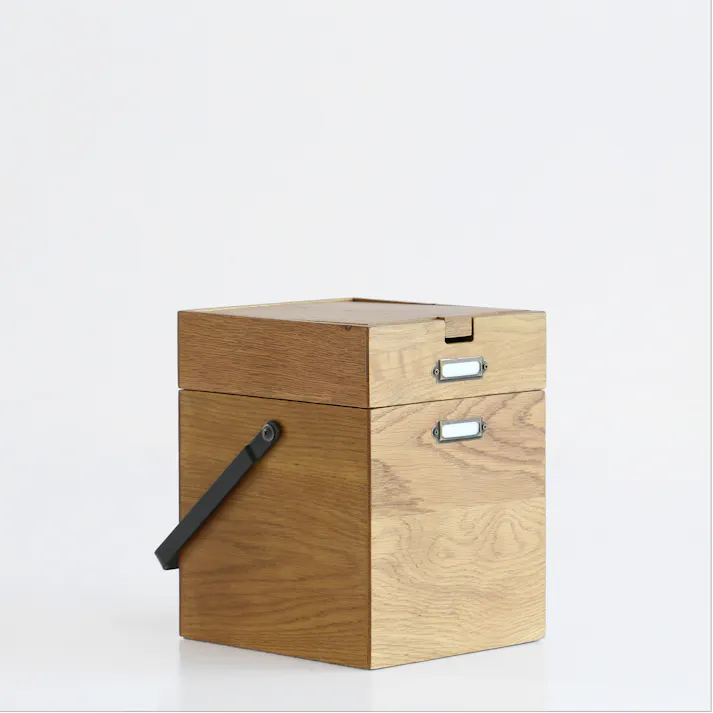 -天然木の美しさと機能性を一体-Wooden Cosme Box コスメボックス ヴィンテージナチュラル