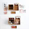 -天然木の美しさと機能性を一体-Wooden Cosme Box コスメボックス ヴィンテージナチュラル