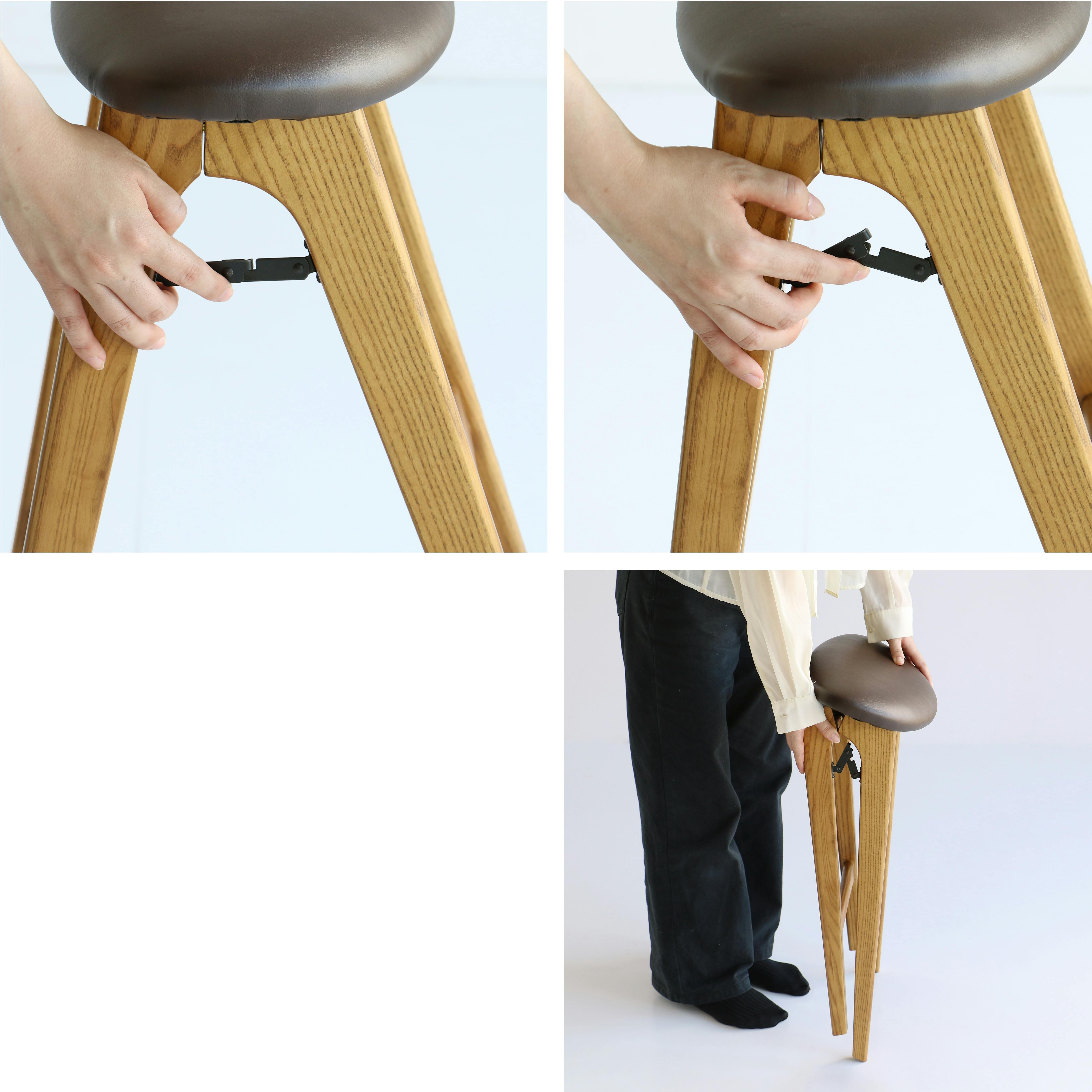 スツール S ⭐︎送料込み⭐︎ 折りたためるチェア ヴィンテージ、カフェスタイルのインテリア