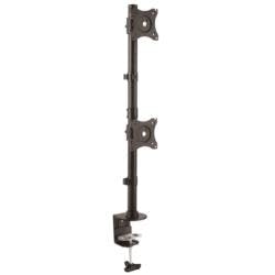 モニターアーム/上下2画面/13-27インチ/多関節なし/スチール構造 パソコン・周辺機器 モニターアーム/上下2画面/13-27インチ/多関節なし/スチール構造 パソコン・周辺機器