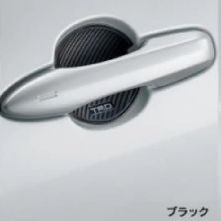 TRD ドアハンドルプロテクター ブラック 13#系 マークX リア (2枚) MS010-00018