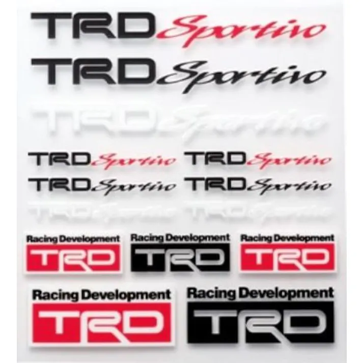 TRD Sportivo ミニステッカーセット 08231-SP104 08231-SP104