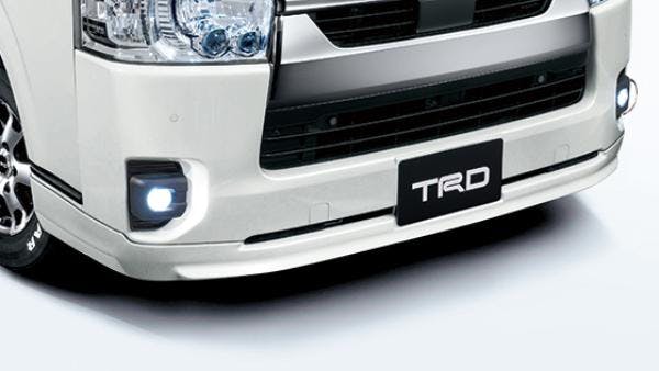 TRD ハイエース 200後期 標準 フロントスポイラー MS341-26003 TRD 200系 ハイエース フロントスポイラー（LED付） PVM無車用