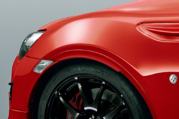 TRD 86 ZN6 後期 フェンダーエクステンションA 素地 MS315-18005-NP カー用品・バイク用品 TRD 86 ZN6 後期 フェンダーエクステンションA 素地 MS315-18005-NP カー用品・バイク用品