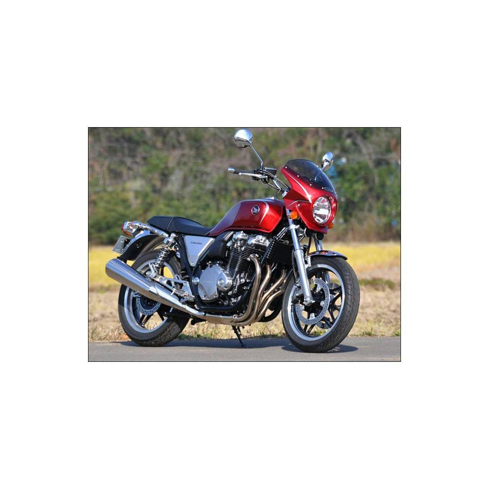 CHIC DESIGN (シックデザイン) ロードコメット ビキニカウル2 デジタルシルバーメタリック/クリア CB1100 (ストライプ)  RCB60-DSV/S