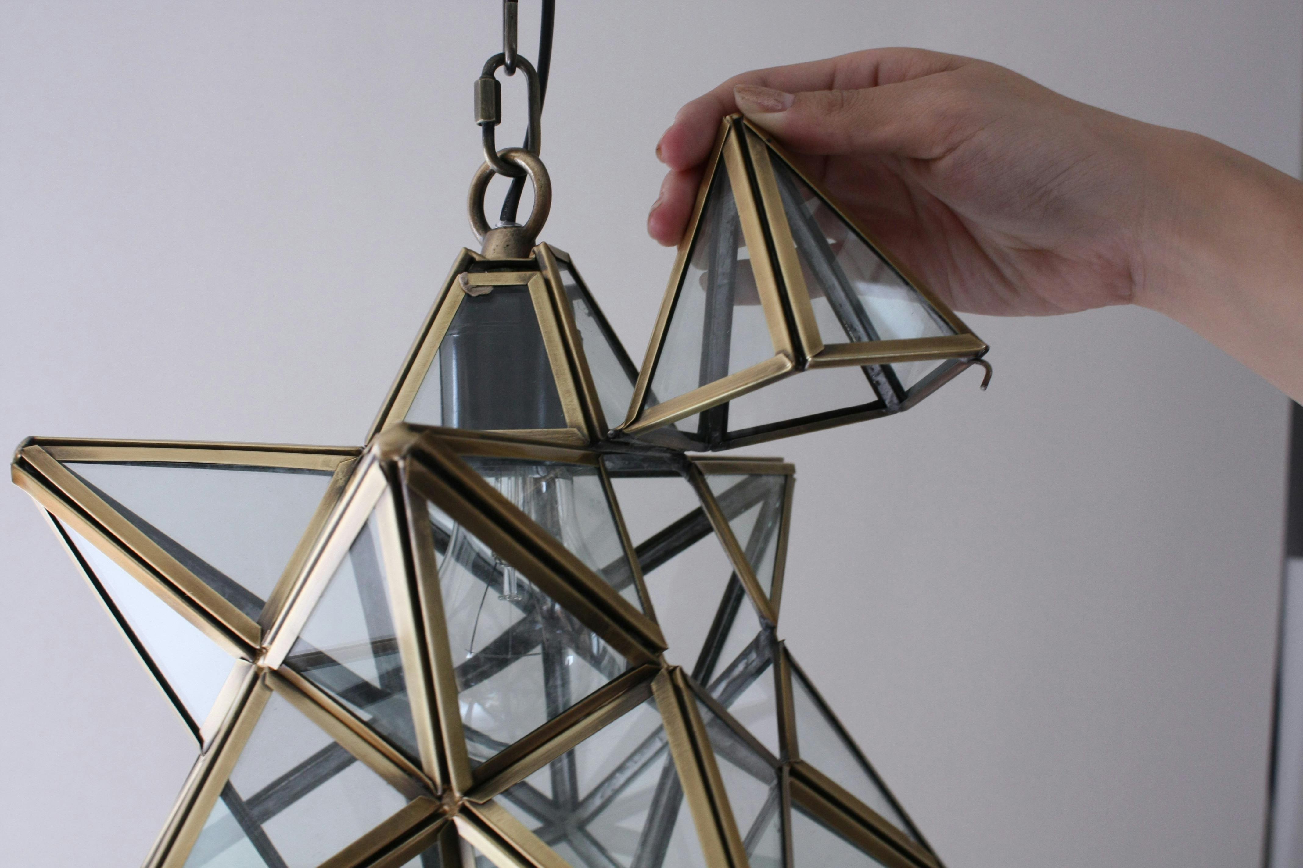 ペーちゃん　ディクラッセ　Etoile Pendant Lamp 公式】星型ペンダントライト Etoile｜アンティーク調ガラス照明