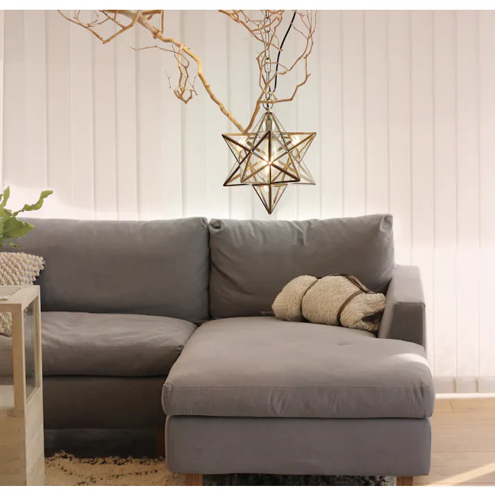 ディクラッセ Etoile pendant lamp clear エトワール ペンダントライト 1灯 【白熱球付属】 LED対応 アンティーク レトロ ガラス 星型 おしゃれ 間接照明 照明器具 照明 デザイン照明 インテリア照明 吊り下げ かわいい LP3020 北欧