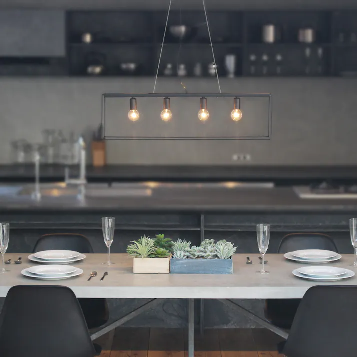 ディクラッセ Scenario W pendant lamp black ペンダントライト 4灯 シェナーリオ W LED対応 レトロ シンプル 照明器具 照明 デザイン照明 LP3113 北欧