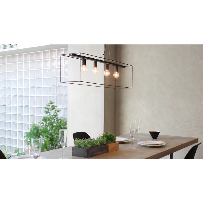 ディクラッセ Scenario W pendant lamp black ペンダントライト 4灯 シェナーリオ W LED対応 レトロ シンプル 照明器具 照明 デザイン照明 LP3113 北欧